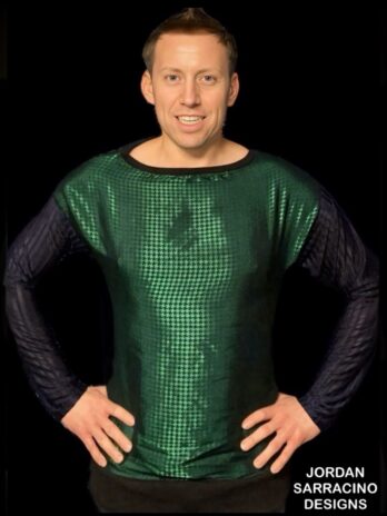 Emerald Houndstooth Sweater