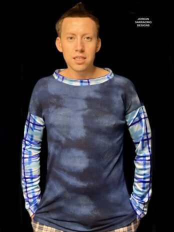 Blue&White Winter Wonderland Shirt