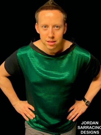 Emerald Houndstooth Shirt