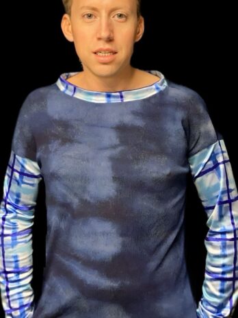 Blue&White Winter Wonderland Shirt